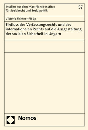 Fichtner-Fülöp |  Fichtner-Fülöp, V: Einfluss des Verfassungsrechts | Buch |  Sack Fachmedien