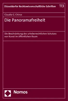 Chirco |  Die Panoramafreiheit | Buch |  Sack Fachmedien