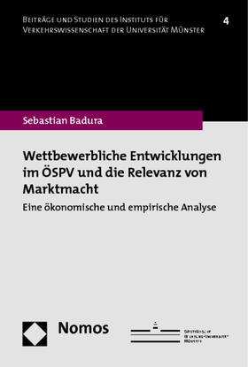 Badura |  Badura, S: Wettbewerbliche Entwicklungen im ÖSPV | Buch |  Sack Fachmedien