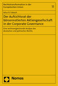 Fabisch |  Fabisch, A: Aufsichtsrat der börsennotierten Aktiengesell. | Buch |  Sack Fachmedien
