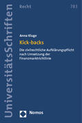 Kluge |  Kick-backs | Buch |  Sack Fachmedien