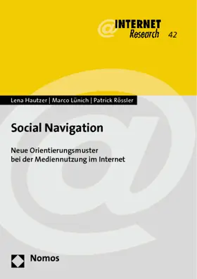 Hautzer / Lünich / Rössler |  Social Navigation | Buch |  Sack Fachmedien