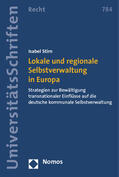 Stirn |  Stirn, I: Lokale und regionale Selbstverwaltung in Europa | Buch |  Sack Fachmedien