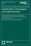 Palermo / Poggeschi / Rautz |  Globalization, Technologies and Legal Revolution | Buch |  Sack Fachmedien
