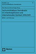 Neumann / Renger |  Sachunmittelbare Demokratie im interdisziplinären Kontext | Buch |  Sack Fachmedien