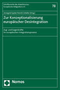 Eppler / Scheller |  Zur Konzeptionalisierung europäischer Desintegration | Buch |  Sack Fachmedien