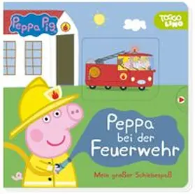 Panini | Peppa Pig: Peppa bei der Feuerwehr: Mein großer Schiebespaß | Buch | 978-3-8332-4137-6 | www.sack.de