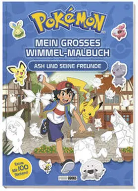 Pokémon |  Pokémon: Mein großes Wimmel-Malbuch - Ash und seine Freunde | Buch |  Sack Fachmedien
