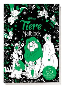 Panini |  Disney Tiere: Malblock: über 60 tierisch-schöne Motive zum Ausmalen! | Buch |  Sack Fachmedien