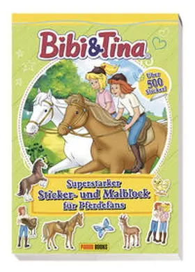Panini |  Bibi & Tina: Superstarker Sticker- und Malblock für Pferdefans | Buch |  Sack Fachmedien