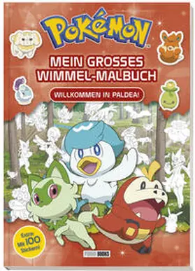 Pokémon / Panini |  Pokémon: Mein großes Wimmel-Malbuch - Willkommen in Paldea! | Buch |  Sack Fachmedien