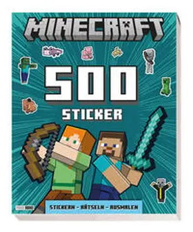 Panini |  Minecraft: 500 Sticker- Stickern - Rätseln - Ausmalen | Buch |  Sack Fachmedien