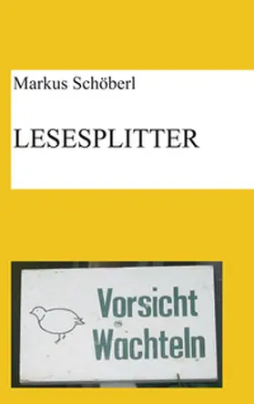 Schöberl |  Lesesplitter | Buch |  Sack Fachmedien