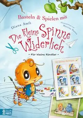 Amft |  Basteln & Spielen mit Die kleine Spinne Widerlich - Für kleine Künstler | Buch |  Sack Fachmedien