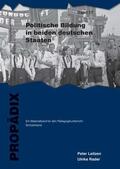 Leitzen / Rader |  Politische Bildung in beiden deutschen Staaten | Buch |  Sack Fachmedien