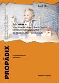 Hahn |  Lernen - kognitive und neurobiologische Erklärungsansätze unter pädagogischer Perspektive | Buch |  Sack Fachmedien