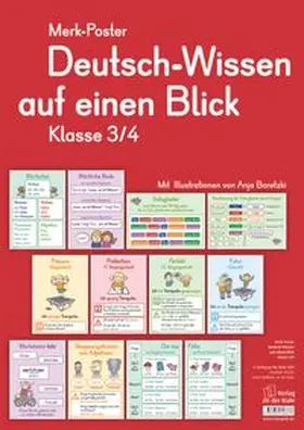 Verlag an der Ruhr |  Merk-Poster Deutsch-Wissen auf einen Blick Klasse 3/4 | Sonstiges |  Sack Fachmedien
