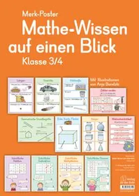 Verlag an der Ruhr |  Merk-Poster Mathe-Wissen auf einen Blick Klasse 3/4 | Sonstiges |  Sack Fachmedien