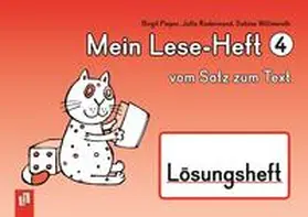Willmeroth / Pieper / Rodermond |  Mein Lese-Heft 4 - vom Satz zum Text - Lösungsheft | Buch |  Sack Fachmedien