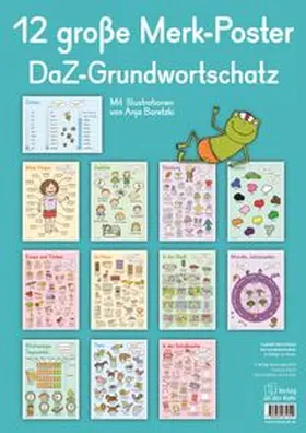 Verlag an der Ruhr |  12 große Merk-Poster DaZ-Grundwortschatz | Sonstiges |  Sack Fachmedien