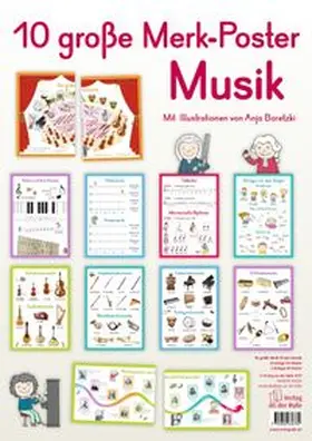 Verlag an der Ruhr |  10 große Merk-Poster Musik | Sonstiges |  Sack Fachmedien