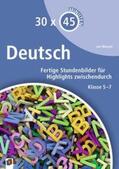 Wessel |  30 x 45 Minuten - Deutsch | Buch |  Sack Fachmedien