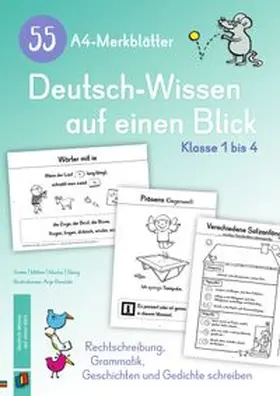 Mucha / Grabe / Stang |  55 A4-Merkblätter Deutsch-Wissen auf einen Blick - Klasse 1 bis 4 | Buch |  Sack Fachmedien