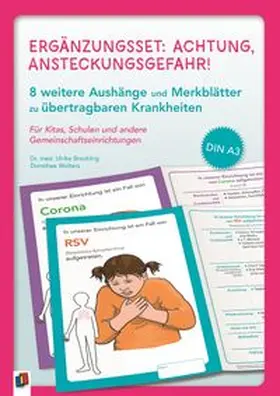 Breckling |  Ergänzungsset: Achtung, Ansteckungsgefahr! - 8 weitere Aushänge und Merkblätter zu übertragbaren Krankheiten | Sonstiges |  Sack Fachmedien