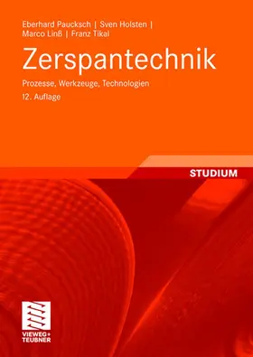 Paucksch / Holsten / Linß |  Zerspantechnik | Buch |  Sack Fachmedien