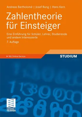 Bartholome / Kern / Rung |  Zahlentheorie für Einsteiger | Buch |  Sack Fachmedien