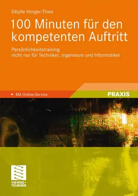 Horger-Thies |  100 Minuten für den kompetenten Auftritt | Buch |  Sack Fachmedien