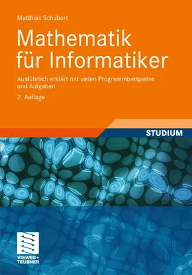 Schubert |  Mathematik für Informatiker | Buch |  Sack Fachmedien