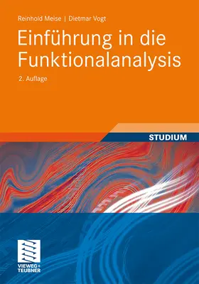 Meise / Vogt |  Einführung in die Funktionalanalysis | Buch |  Sack Fachmedien