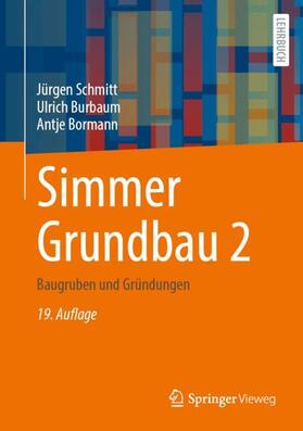 Bormann / Schmitt / Burbaum | Simmer Grundbau 2 | Buch | 978-3-8348-2003-7 | sack.de