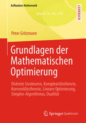 Gritzmann | Grundlagen der Mathematischen Optimierung | E-Book | sack.de