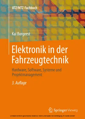 Borgeest |  Elektronik in der Fahrzeugtechnik | eBook | Sack Fachmedien