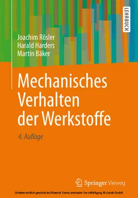 Rösler / Harders / Bäker |  Mechanisches Verhalten der Werkstoffe | eBook | Sack Fachmedien