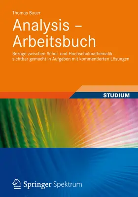 Bauer | Analysis - Arbeitsbuch | E-Book | www.sack.de