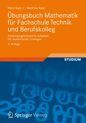 Rapp |  Übungsbuch Mathematik für Fachschule Technik und Berufskolleg | eBook | Sack Fachmedien