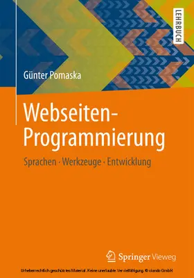 Pomaska | Webseiten-Programmierung | E-Book | sack.de