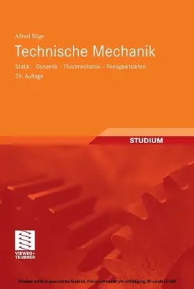 Böge / Schlemmer / Weißbach |  Technische Mechanik | eBook | Sack Fachmedien