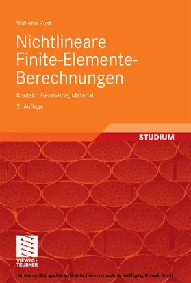 Rust |  Nichtlineare Finite-Elemente-Berechnungen | eBook | Sack Fachmedien
