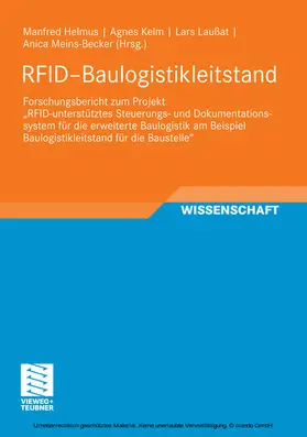 Helmus / Kelm / Laußat | RFID-Baulogistikleitstand | E-Book | sack.de