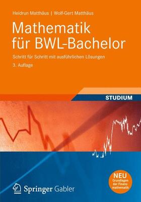 Matthäus | Mathematik für BWL-Bachelor | E-Book | sack.de