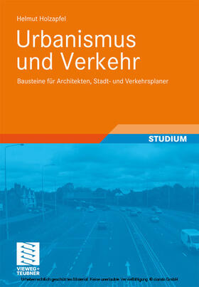 Holzapfel | Urbanismus und Verkehr | E-Book | sack.de