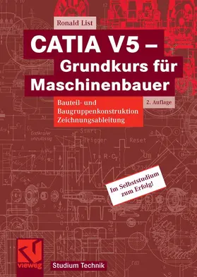 List |  CATIA V5 - Grundkurs für Maschinenbauer | eBook | Sack Fachmedien