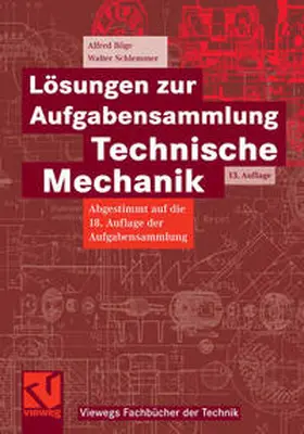 Böge / Schlemmer |  Lösungen zur Aufgabensammlung Technische Mechanik | eBook | Sack Fachmedien