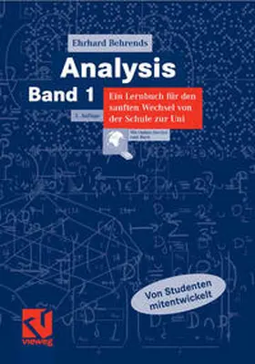Behrends |  Analysis Band 1 | eBook | Sack Fachmedien