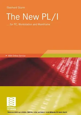 Sturm |  The New PL/I | eBook | Sack Fachmedien