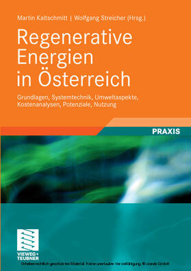 Kaltschmitt / Streicher | Regenerative Energien in Österreich | E-Book | sack.de